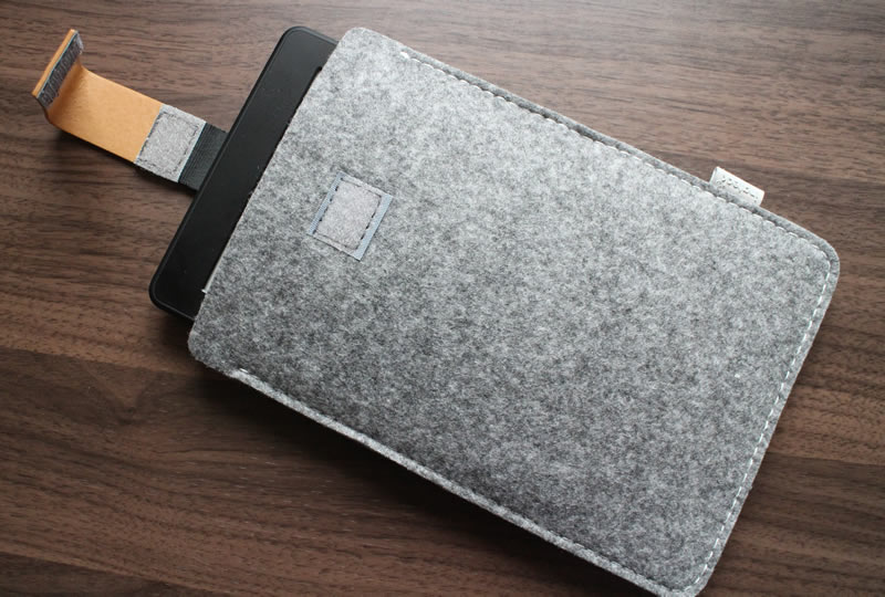 Kindle Sleeve with Kindle inside